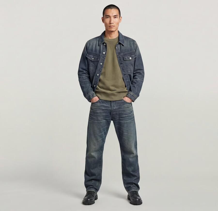 G-Star RAW Unit Washed Sweater Bruin Heren - Foto 3