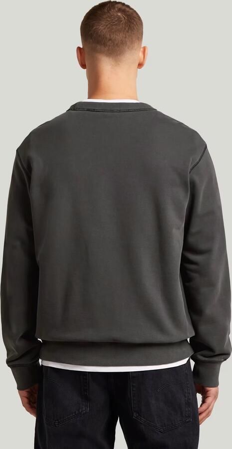 G-Star RAW Unit Washed Sweater Zwart Heren - Foto 6