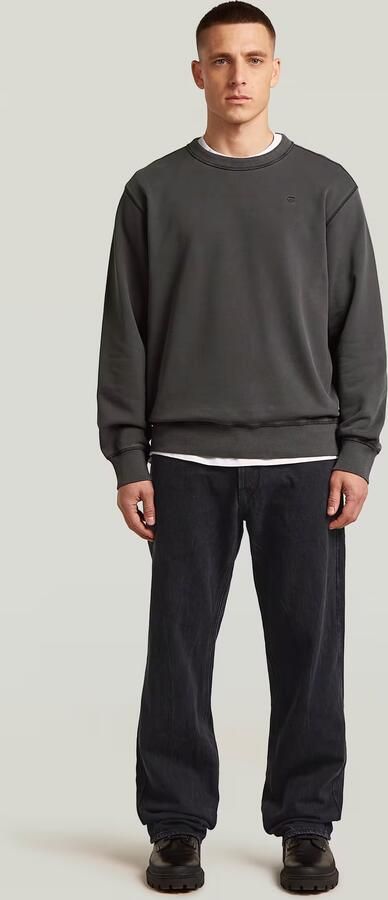 G-Star RAW Unit Washed Sweater Zwart Heren - Foto 7