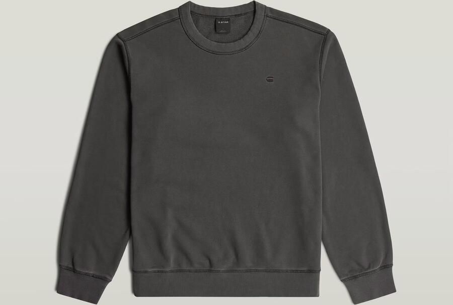 G-Star RAW Unit Washed Sweater Zwart Heren - Foto 5