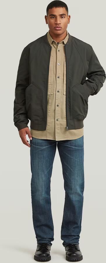 G-STAR RAW Heren Jassen Unpadded Bomber Jkt Donkergroen - Foto 10
