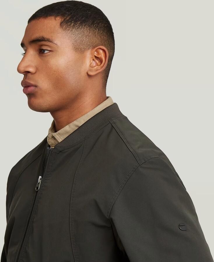 G-STAR RAW Heren Jassen Unpadded Bomber Jkt Donkergroen - Foto 7