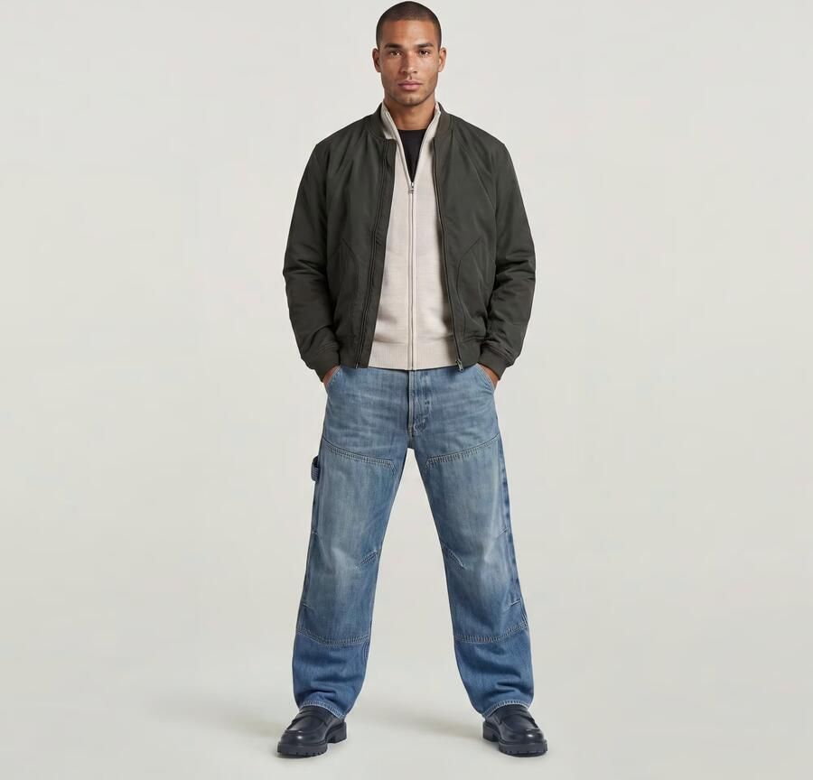 G-STAR RAW Heren Jassen Unpadded Bomber Jkt Donkergroen - Foto 8