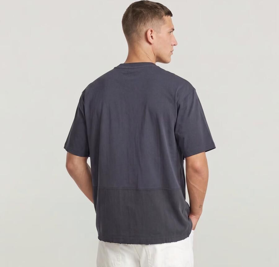G-Star RAW Utility Fabric Mix T-Shirt Grijs Heren - Foto 4