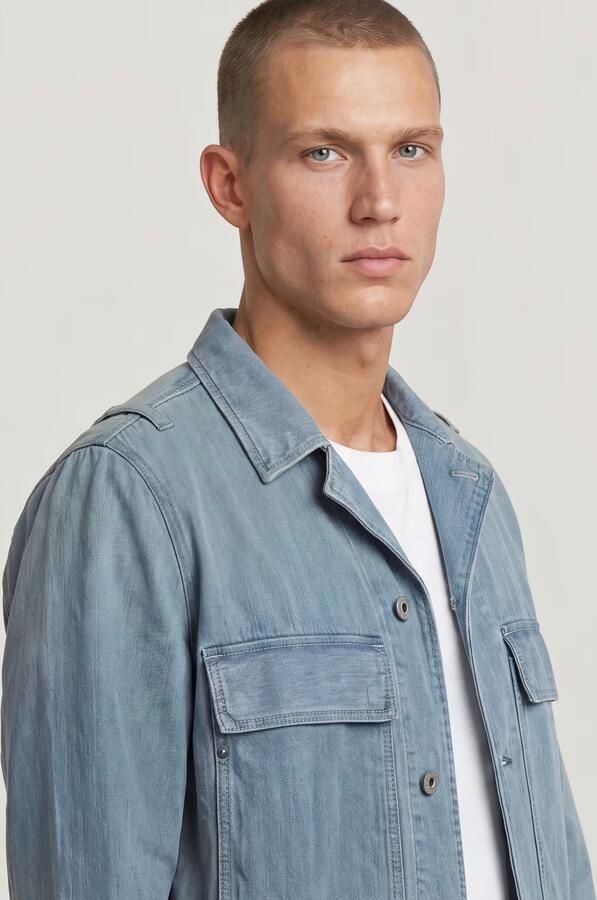 G-Star RAW Utility Flap Pocket 3.0 Jack Lichtblauw Heren - Foto 5
