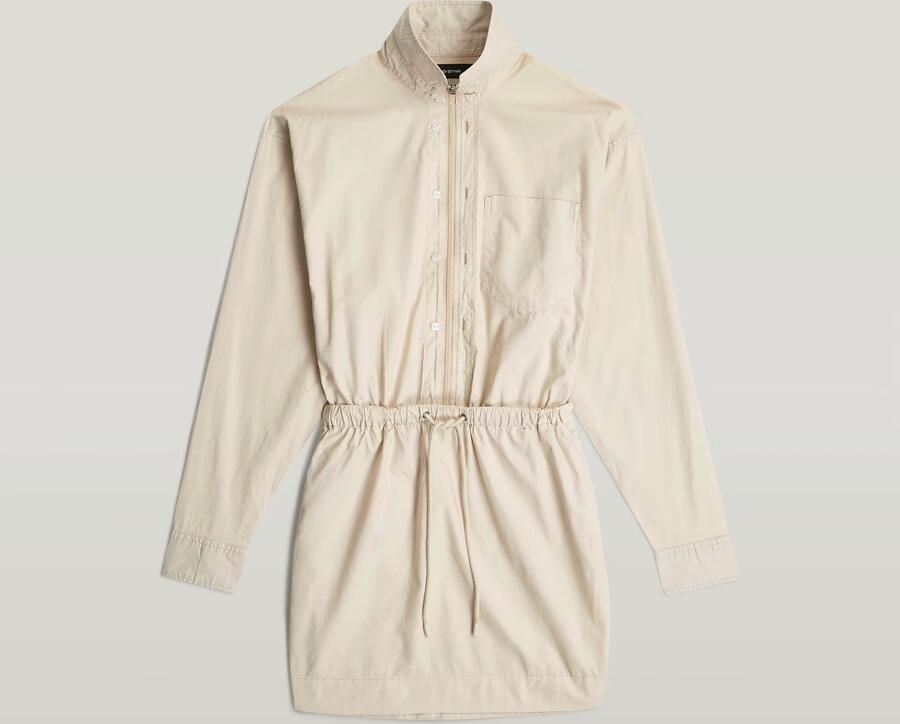 G-Star RAW Utility Longsleeve Jurk Beige Dames - Foto 4
