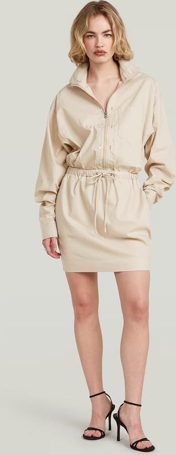 G-Star RAW Utility Longsleeve Jurk Beige Dames - Foto 5
