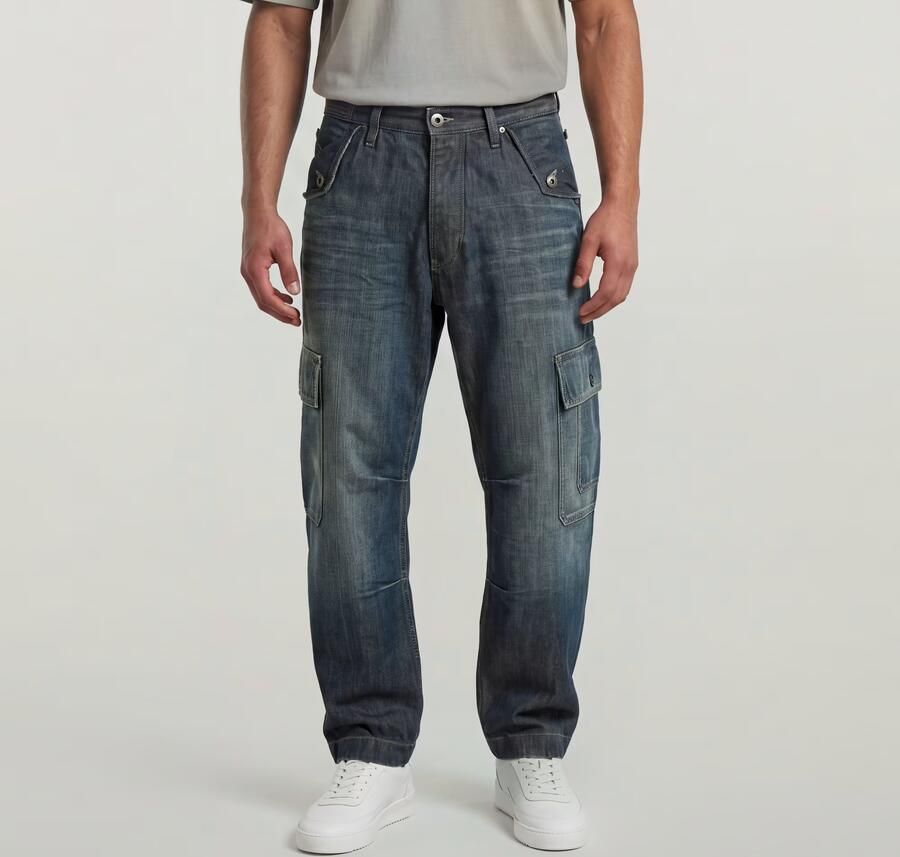 G-Star RAW Utility Loose Cargobroek Midden blauw Heren - Foto 5