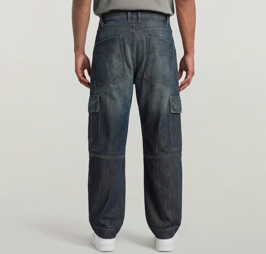 G-Star RAW Utility Loose Cargobroek Midden blauw Heren - Foto 4