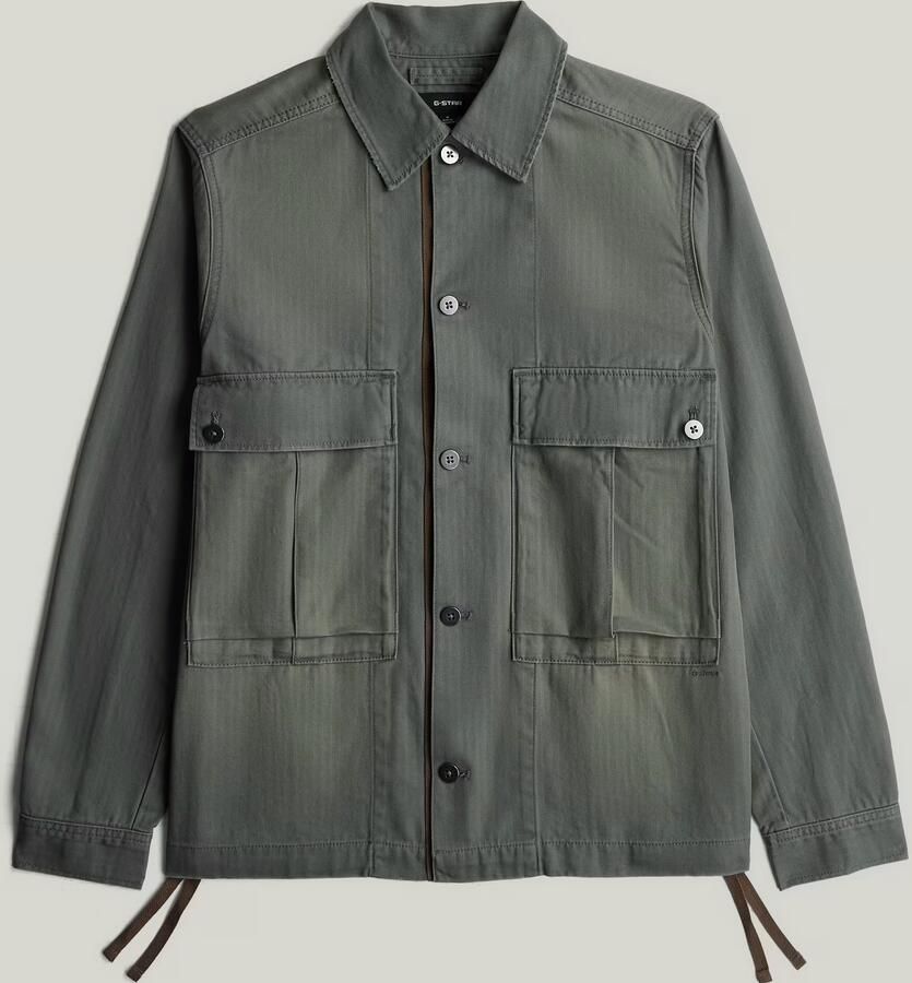G-Star RAW Utility Overshirt Groen Heren