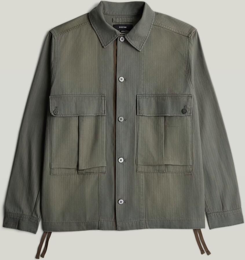 G-Star RAW Utility Overshirt Groen Heren