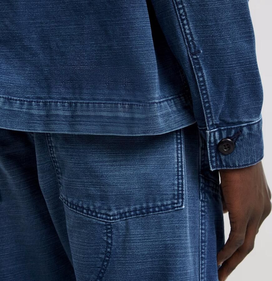 G-Star RAW Utility Overshirt Midden blauw Heren - Foto 6
