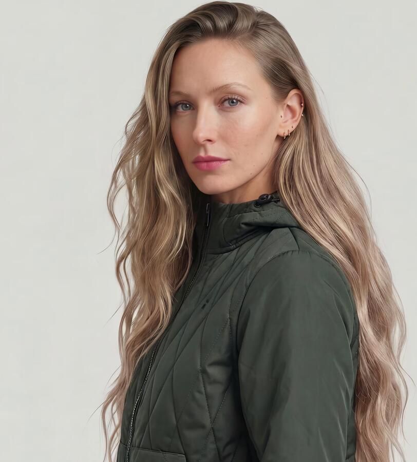 G-Star RAW Utility Quilt Overshirt Met Capuchon Grijs Dames - Foto 3