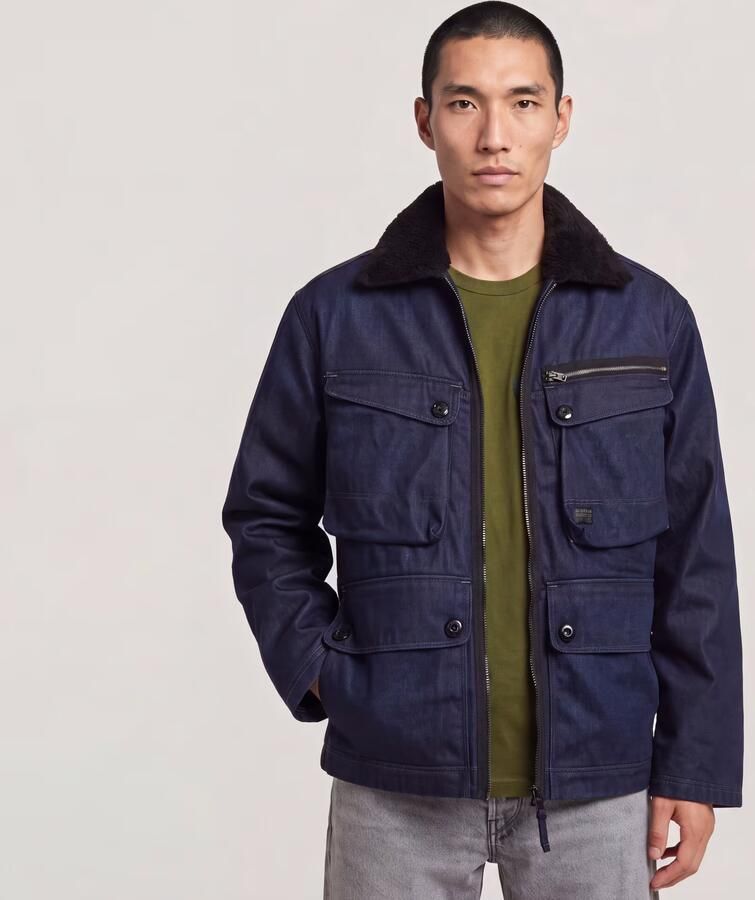 G-Star Raw Sherpa jacket in denimlook model 'Utility' - Foto 5