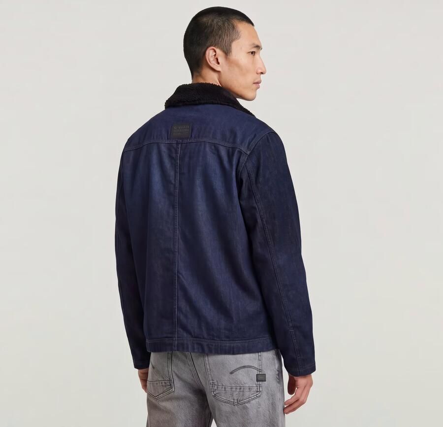 G-Star Raw Sherpa jacket in denimlook model 'Utility' - Foto 4