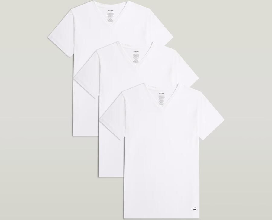 G-Star RAW Shirt met V-hals SPRUCE 3 PACK V-NECK SLEEP SHIRTS (set 3-delig) - Foto 2