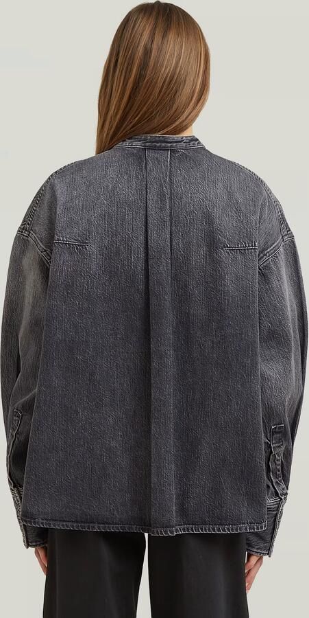 G-Star RAW V-Neck Overshirt Grijs Dames - Foto 6