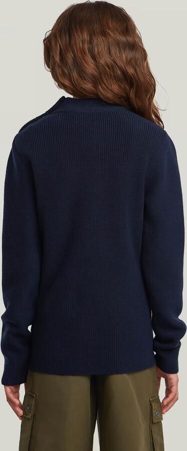 G-Star RAW Vest Crew Button voor meisjes Donkerblauw meisjes - Foto 6