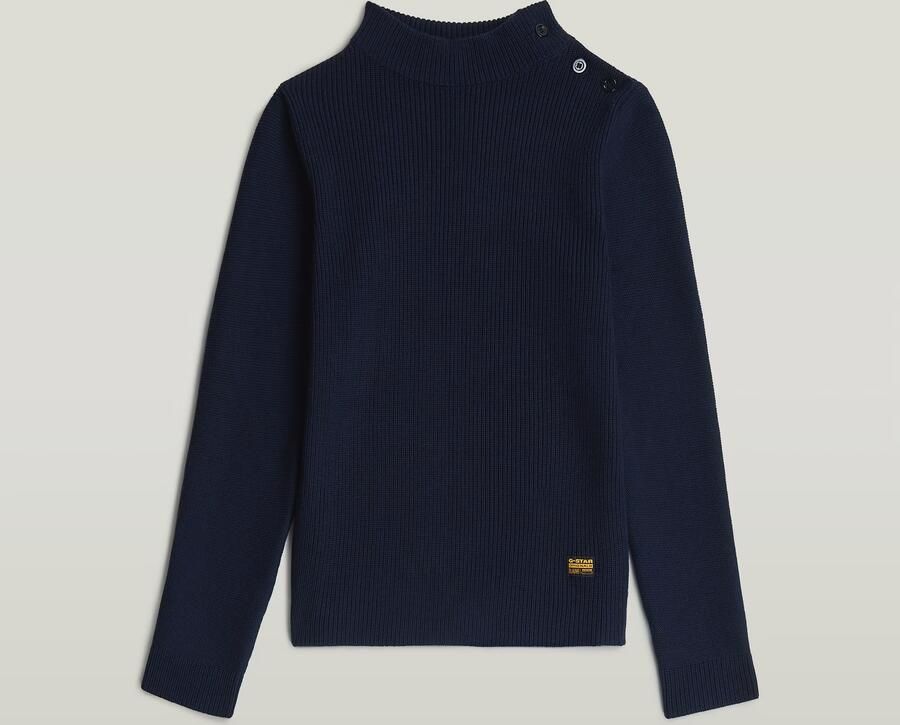 G-Star RAW Vest Crew Button voor meisjes Donkerblauw meisjes - Foto 3