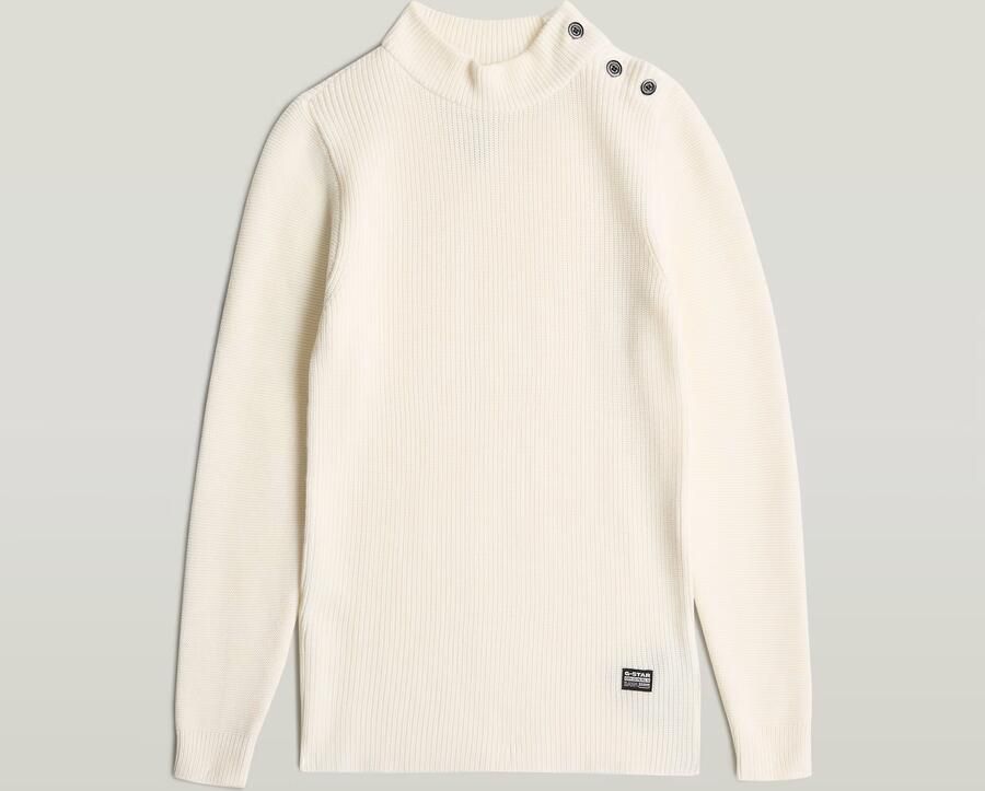 G-Star RAW Vest Crew Button voor meisjes Wit meisjes - Foto 3