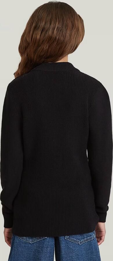 G-Star RAW Vest Crew Button voor meisjes Zwart meisjes - Foto 6