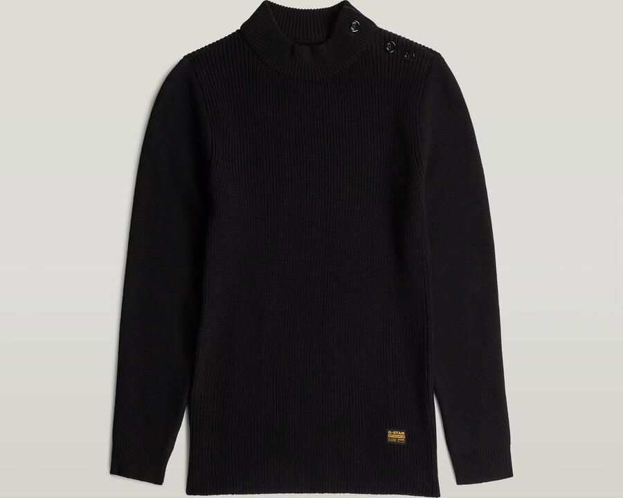 G-Star RAW Vest Crew Button voor meisjes Zwart meisjes - Foto 3