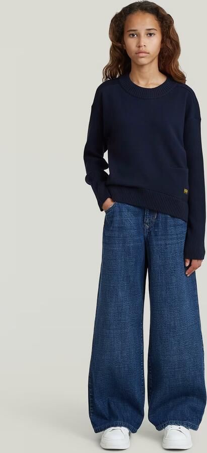 G-Star RAW Vest Legionknit voor meisjes Donkerblauw meisjes - Foto 4