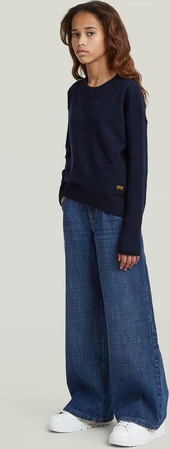 G-Star RAW Vest Legionknit voor meisjes Donkerblauw meisjes - Foto 6