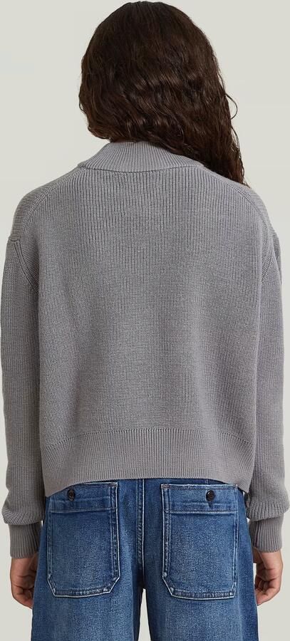 G-Star RAW Vest Modern Cableknit voor meisjes Grijs meisjes - Foto 6