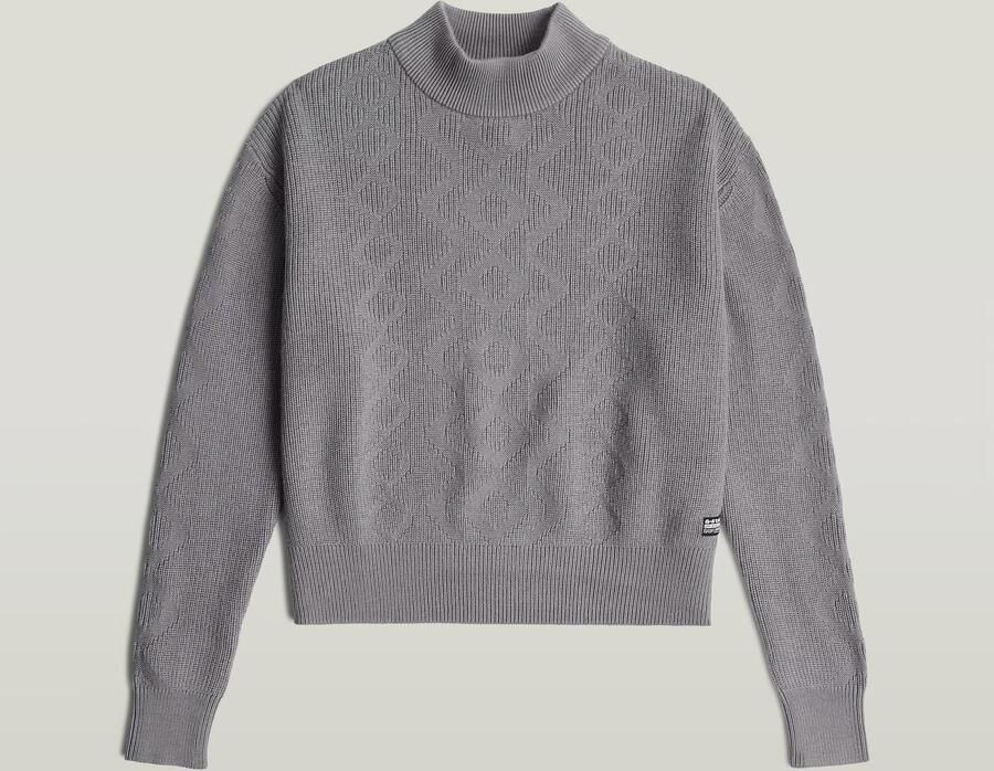 G-Star RAW Vest Modern Cableknit voor meisjes Grijs meisjes - Foto 3