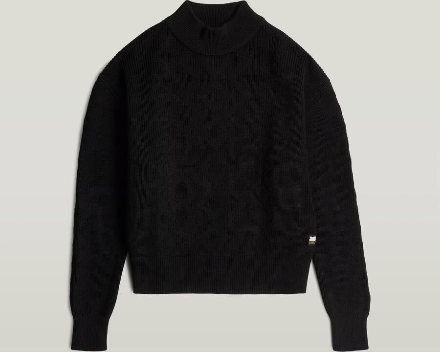 G-Star RAW Vest Modern Cableknit voor meisjes Zwart meisjes - Foto 2
