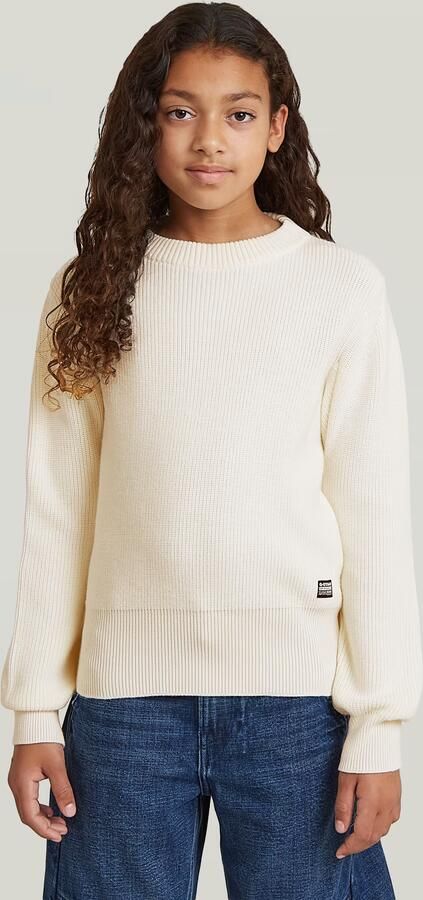G-Star RAW Vest Yarciaknit voor meisjes Wit meisjes