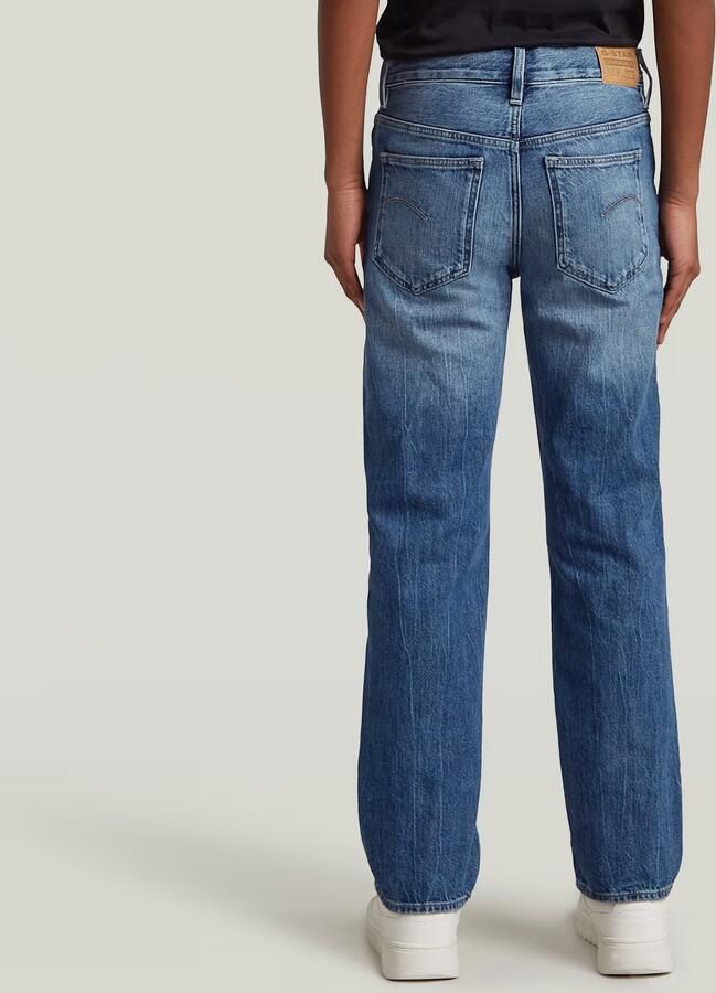 G-Star RAW Victoria Straight Destroy Jeans Meisjes Midden blauw meisjes - Foto 2