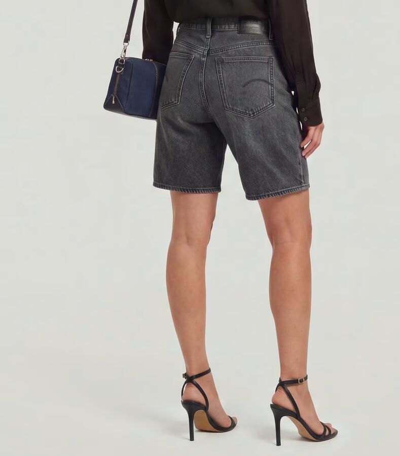 G-Star RAW Viktoria Bermuda Short Clean Edge Grijs Dames - Foto 6