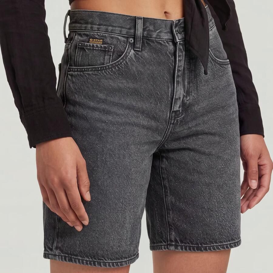 G-Star RAW Viktoria Bermuda Short Clean Edge Grijs Dames - Foto 3