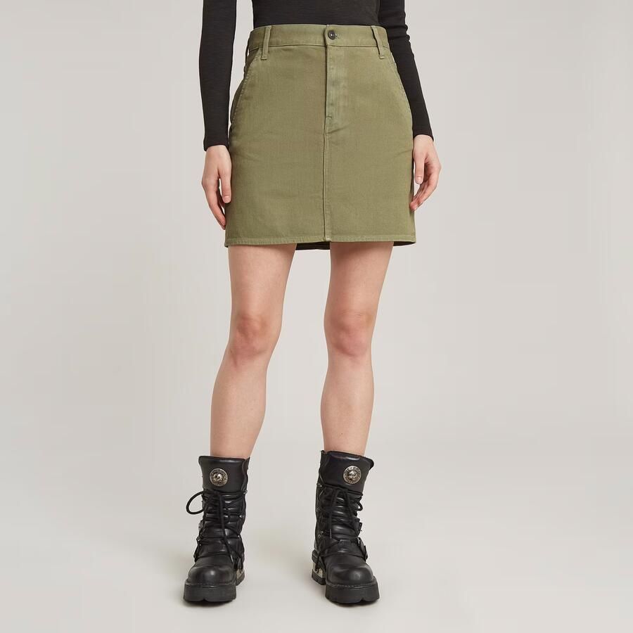 G-Star RAW Viktoria Chino Korte Rok Groen Dames
