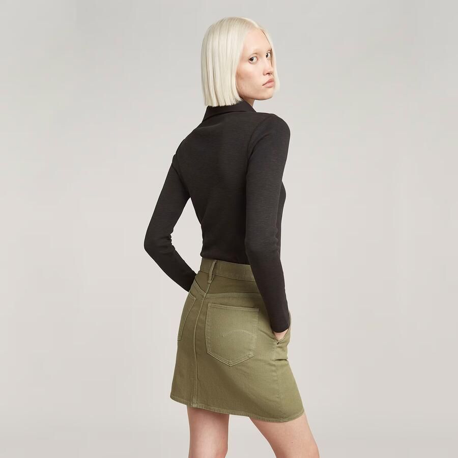G-Star RAW Viktoria Chino Korte Rok Groen Dames - Foto 5