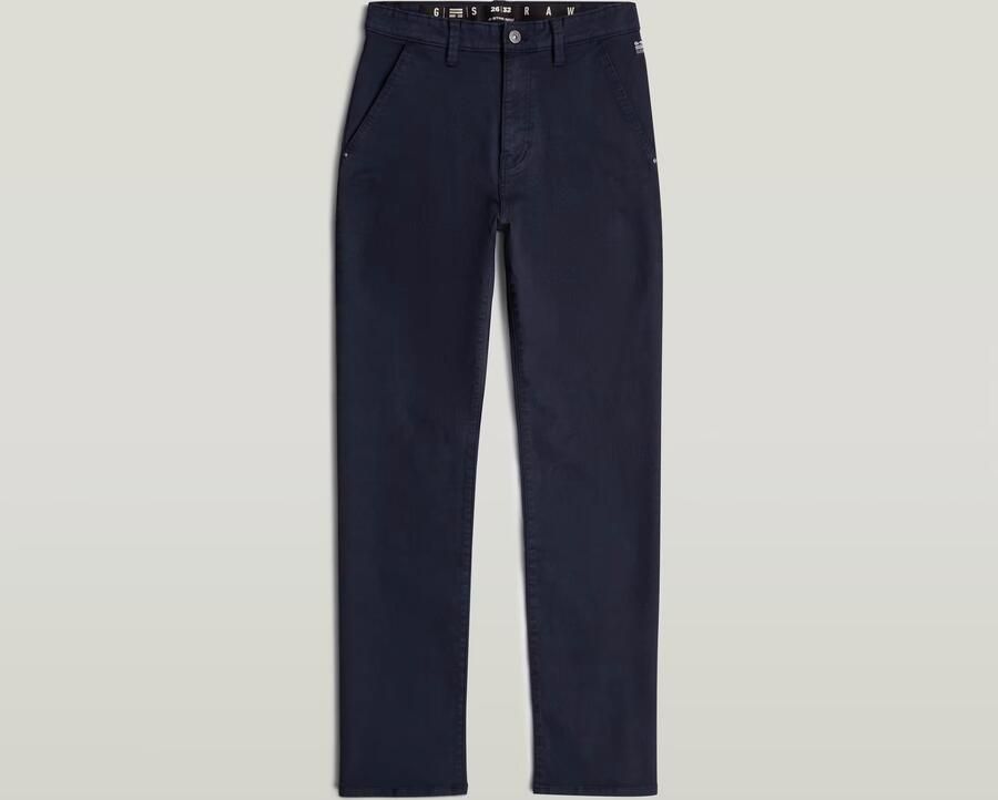 G-Star RAW Viktoria High Straight Chino Donkerblauw Dames - Foto 7