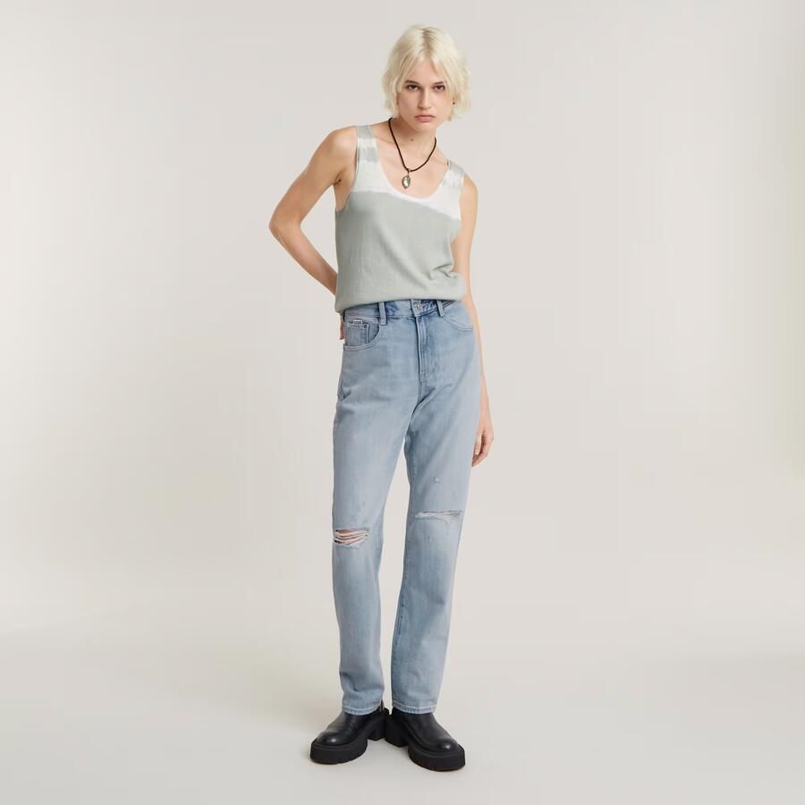 G-Star RAW Viktoria High Straight Jeans Lichtblauw Dames - Foto 3