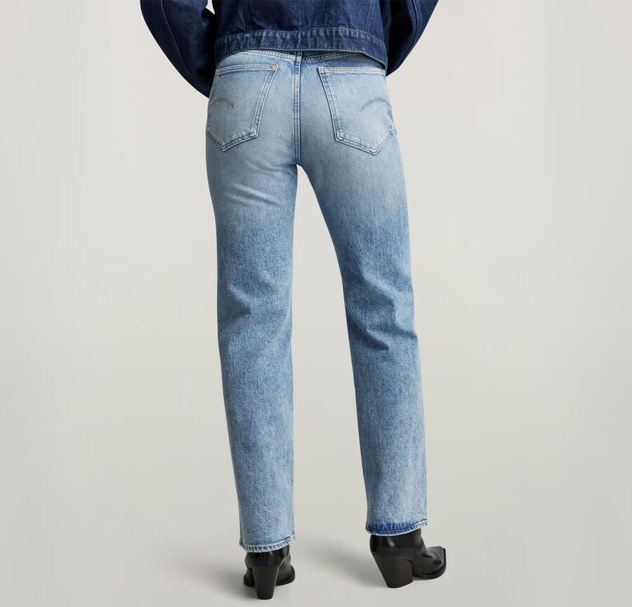 G-Star RAW Viktoria High Straight Jeans Lichtblauw Dames - Foto 5