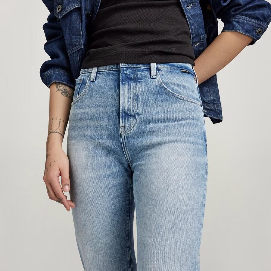 G-Star RAW Viktoria High Straight Jeans Lichtblauw Dames - Foto 3