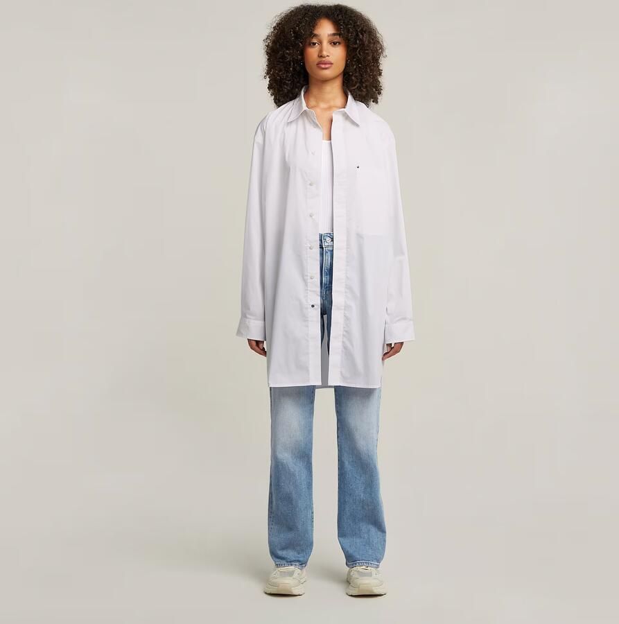 G-STAR Viktoria high waist straight leg jeans vintage olympic blue - Foto 9