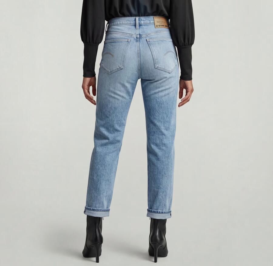 G-Star RAW Viktoria High Straight Jeans Lichtblauw Dames - Foto 6