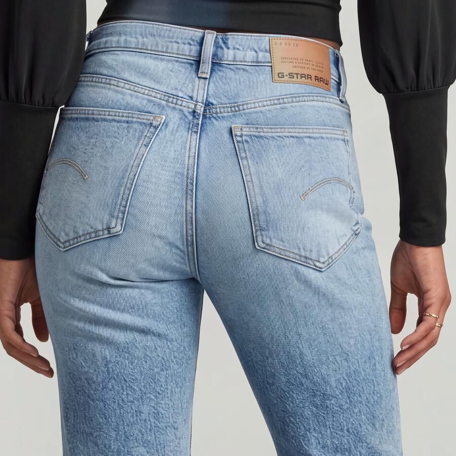 G-Star RAW Viktoria High Straight Jeans Lichtblauw Dames - Foto 4