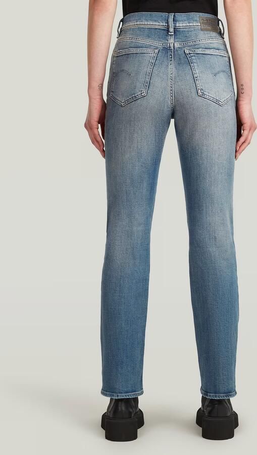 G-Star RAW Viktoria High Straight Jeans Midden blauw Dames - Foto 4