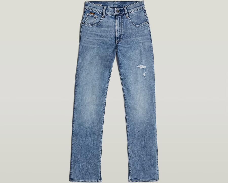 G-Star RAW Viktoria High Straight Jeans Midden blauw Dames - Foto 7
