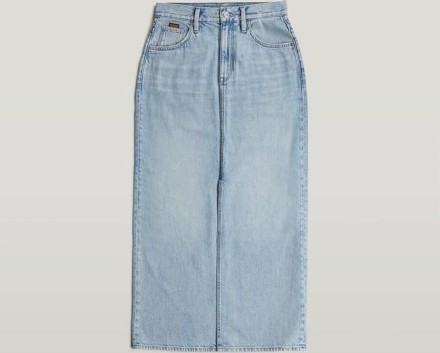 G-Star RAW Viktoria Lange Rok Lichtblauw Dames - Foto 8