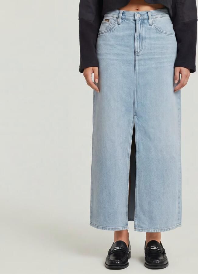 G-Star RAW Viktoria Lange Rok Lichtblauw Dames - Foto 16