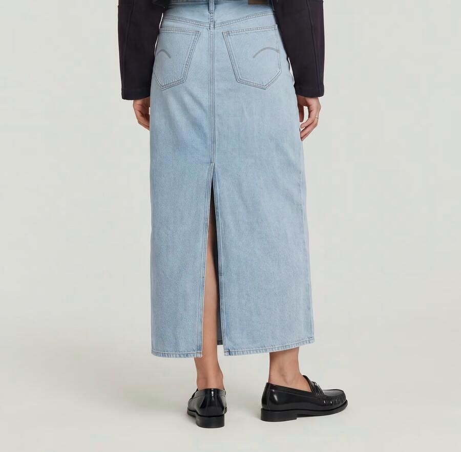 G-Star RAW Viktoria Lange Rok Lichtblauw Dames - Foto 10