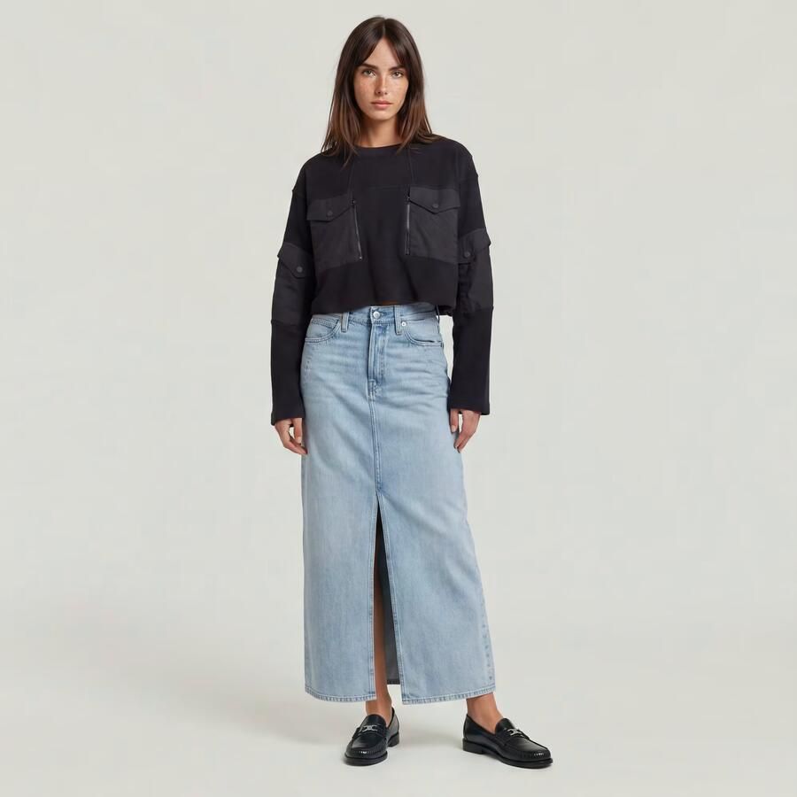 G-Star RAW Viktoria Lange Rok Lichtblauw Dames - Foto 5